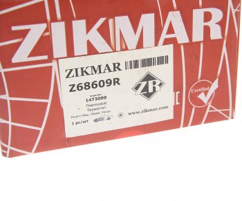 4 199 р. Термостат FORD Focus (06-) (1.6 TI) ZIKMAR ZIKMAR z68609r  с доставкой в г. Пермь. Увеличить фотографию 4