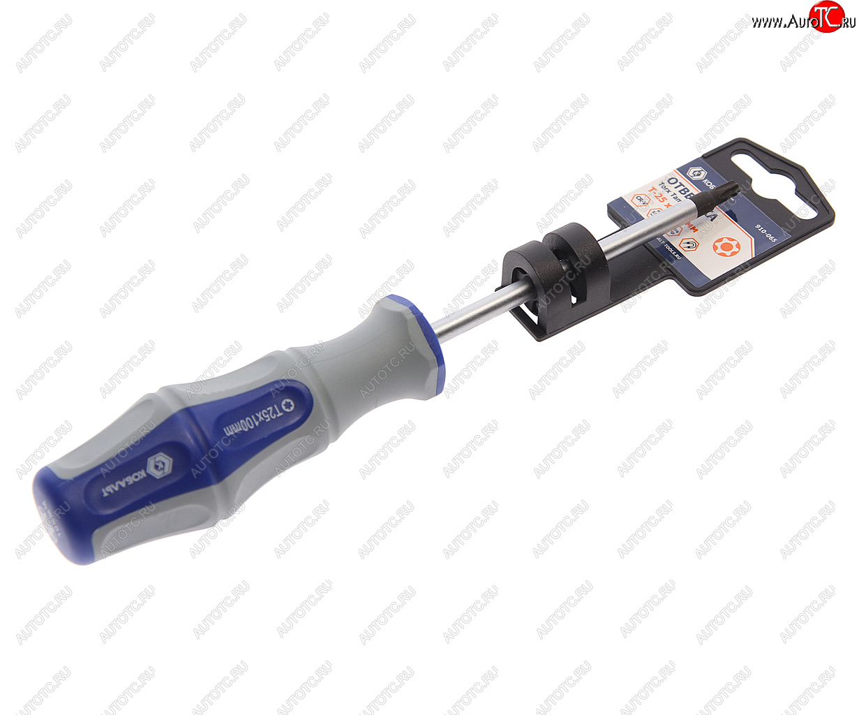 208 р. Отвертка TORX T25х100мм магнитная КОБАЛЬТ КОБАЛЬТ 910-065  с доставкой в г. Пермь
