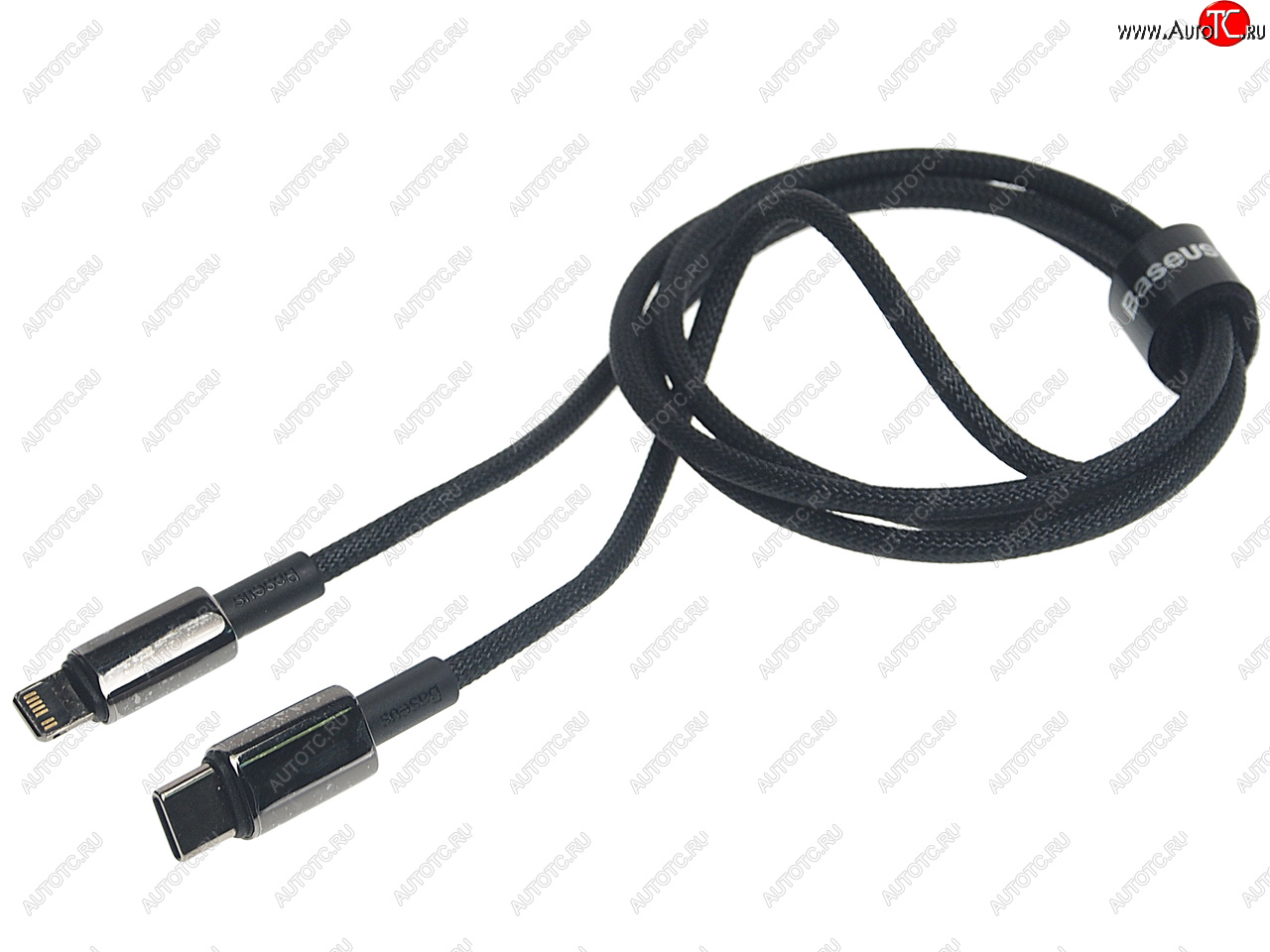 499 р. Кабель iPhone (5-)-USB Type C 1м черный BASEUS BASEUS catlwj-01  с доставкой в г. Пермь