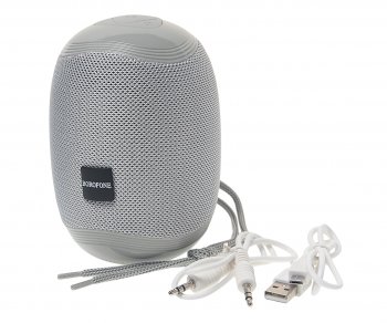 889 р. Колонка беспроводная bluetooth BOROFONE BOROFONE br6 grey  с доставкой в г. Пермь. Увеличить фотографию 1