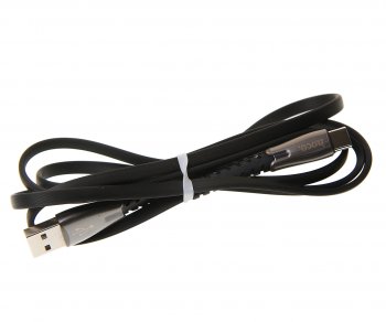 379 р. Кабель USB Type C 1м черный HOCO HOCO u58  с доставкой в г. Пермь. Увеличить фотографию 1