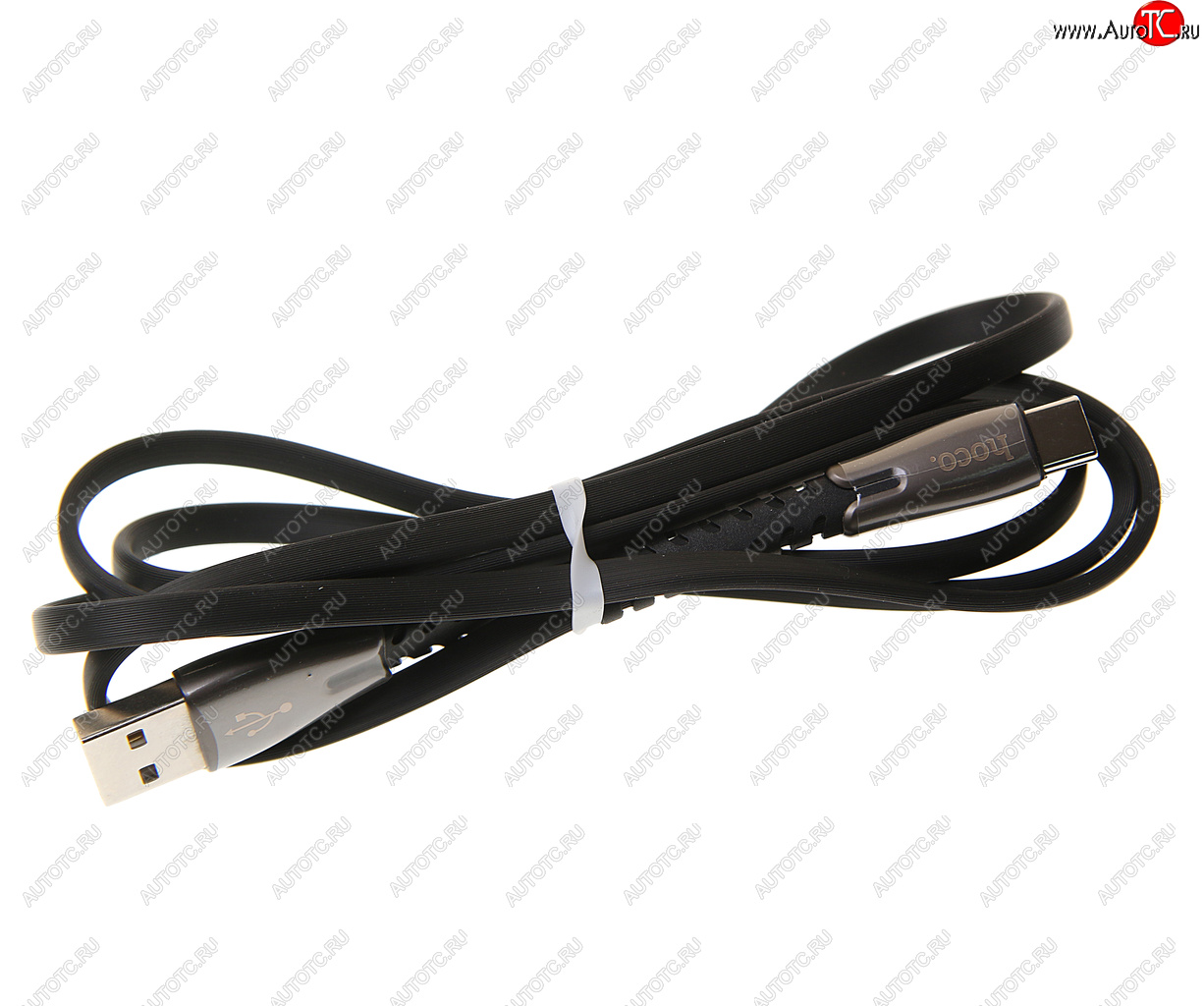 379 р. Кабель USB Type C 1м черный HOCO HOCO u58  с доставкой в г. Пермь
