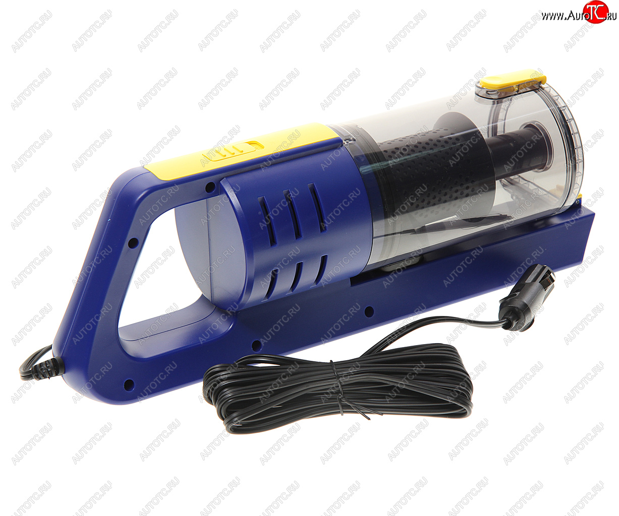5 199 р. Пылесос автомобильный 12V 80W 5500Pa (3 насадки) синий GOODYEAR GOODYEAR gy000192  с доставкой в г. Пермь