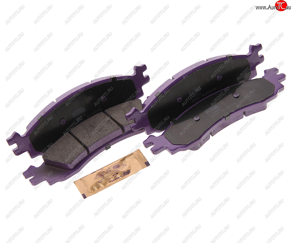4 299 р. Колодки тормозные FORD Explorer (00-) передние (4шт.) NIBK NIBK pn0605 NIBK pn0605  с доставкой в г. Пермь