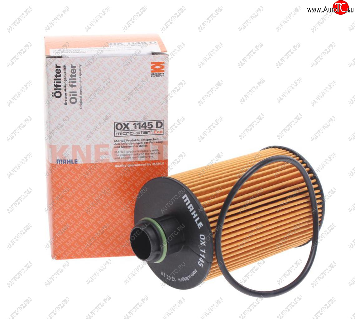 2 469 р. Фильтр масляный JEEP Grand Cherokee 3 (WH) (09-10) MAHLE MAHLE ox1145d  с доставкой в г. Пермь
