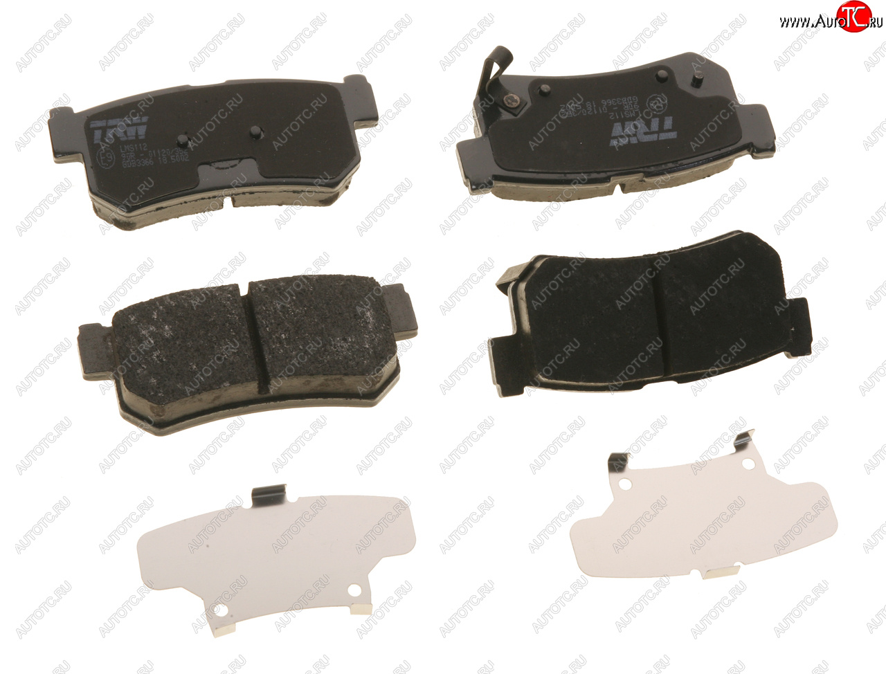 2 679 р. Колодки тормозные SSANGYONG Actyon (06-),Kyron (05-),Rexton (06-) (5-LINK) задние (4шт.) TRW TRW gdb3366  с доставкой в г. Пермь