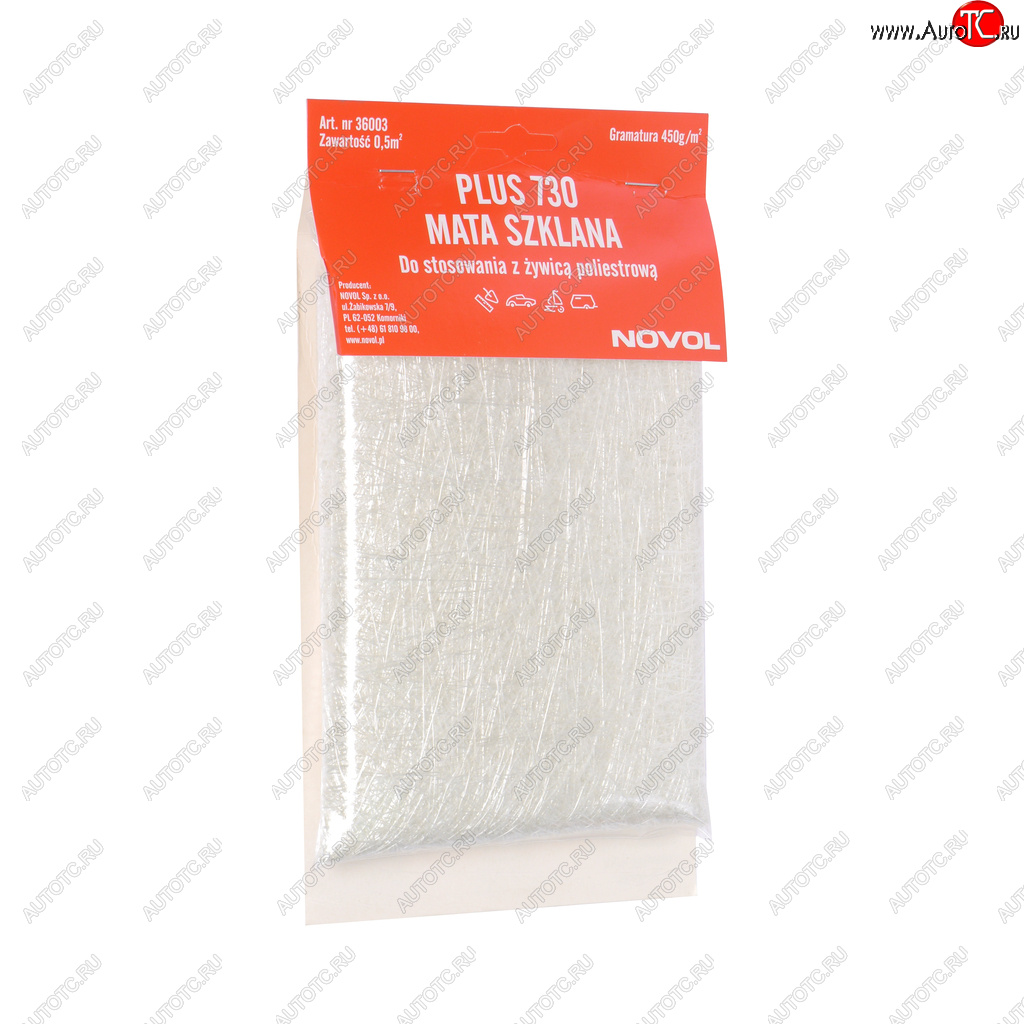 429 р. Стеклоткань PLUS 730 450г/м2х0.5 кв.м NOVOL NOVOL 36003 NOVOL 36003  с доставкой в г. Пермь