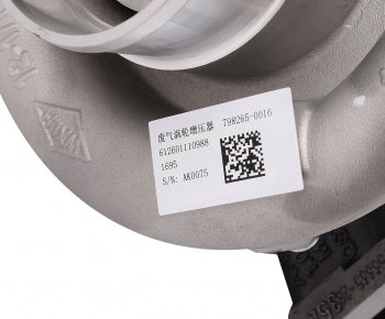48 999 р. Турбокомпрессор SHACMAN SHAANXI дв.WP10 (340 л.с.) OE SHACMAN 612601110988  с доставкой в г. Пермь. Увеличить фотографию 5