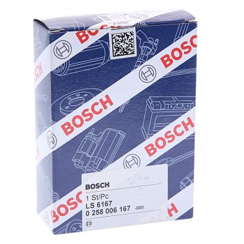 9 649 р. Датчик кислорода MERCEDES A (W168) перед катализатором BOSCH BOSCH 0258006167 BOSCH 0258006167  с доставкой в г. Пермь. Увеличить фотографию 2