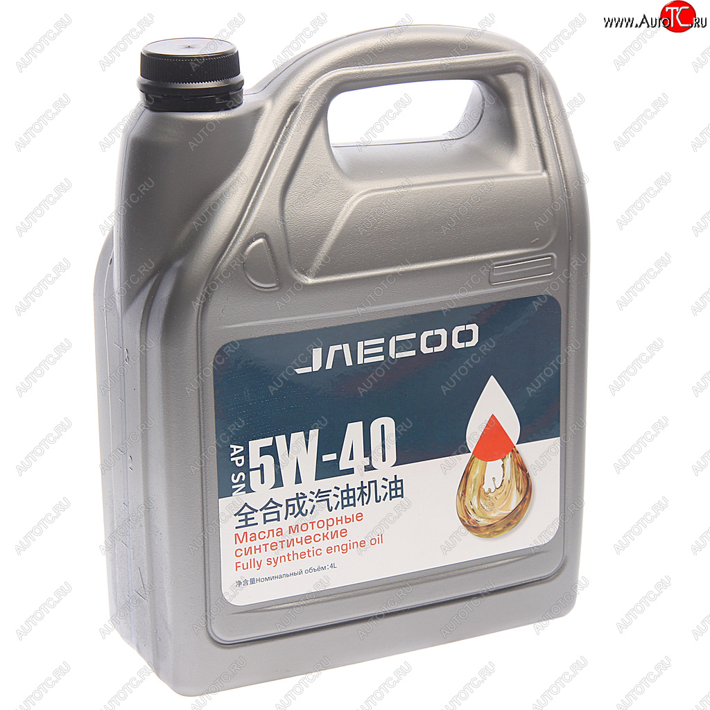 3 779 р. Масло моторное JAECOO 5W40 API SN синт.4л OE CHERY jaecoo5w404  с доставкой в г. Пермь