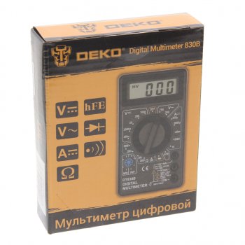 449 р. Мультиметр DT830B DEKO DEKO 065-0196  с доставкой в г. Пермь. Увеличить фотографию 2