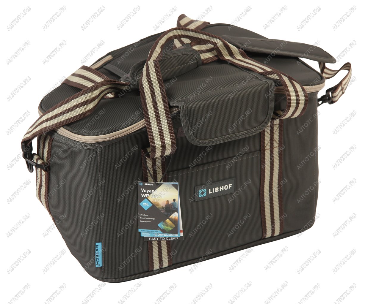 2 299 р. Сумка изотермическая 20л 40х25х24см черно-бежевая Voyage LIBHOF LIBHOF libwp20  с доставкой в г. Пермь
