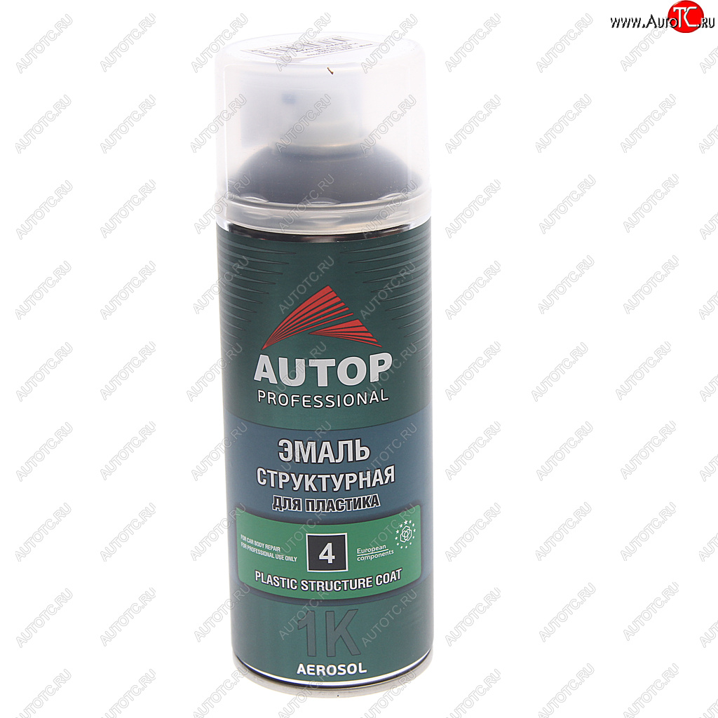 639 р. Краска для бамперов серая структурная мелкая 520мл аэрозоль AUTOP AUTOP atp-a07797  с доставкой в г. Пермь