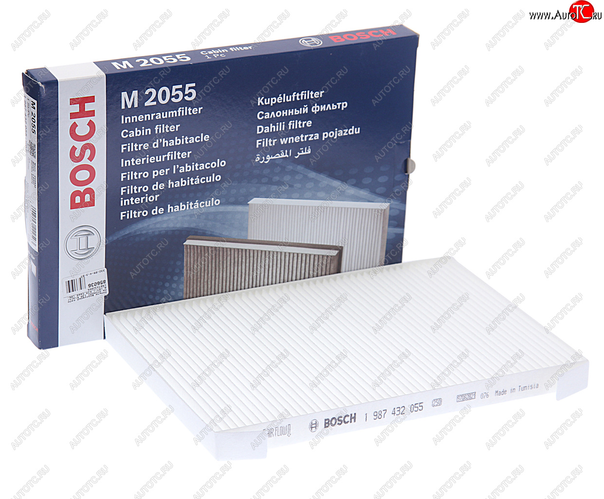 1 339 р. Фильтр воздушный салона HYUNDAI i30,Elantra (07-) KIA Ceed (06-) BOSCH BOSCH 1987432055  с доставкой в г. Пермь