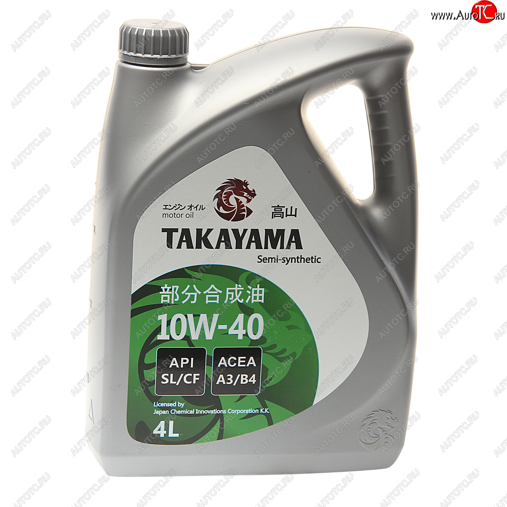 2 199 р. Масло моторное API SLCF 10W40 псинт.4л TAKAYAMA TAKAYAMA 605518  с доставкой в г. Пермь