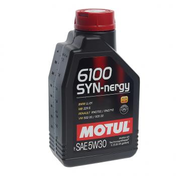 1 429 р. Масло моторное 6100 SYN-NERGIE 5W30 псинт.1л MOTUL MOTUL 112463  с доставкой в г. Пермь. Увеличить фотографию 1