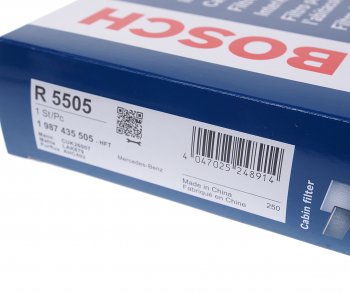 2 299 р. Фильтр воздушный салона MERCEDES A (W176),B (W246) BOSCH BOSCH 1987435505 BOSCH 1987435505  с доставкой в г. Пермь. Увеличить фотографию 3