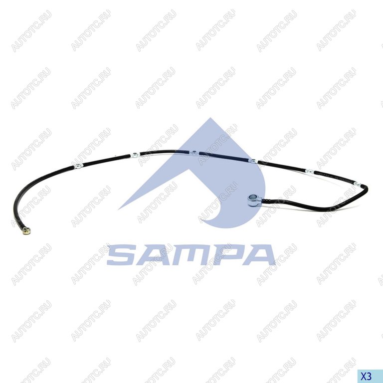 2 049 р. Трубка топливная MERCEDES SAMPA SAMPA 206.014  с доставкой в г. Пермь
