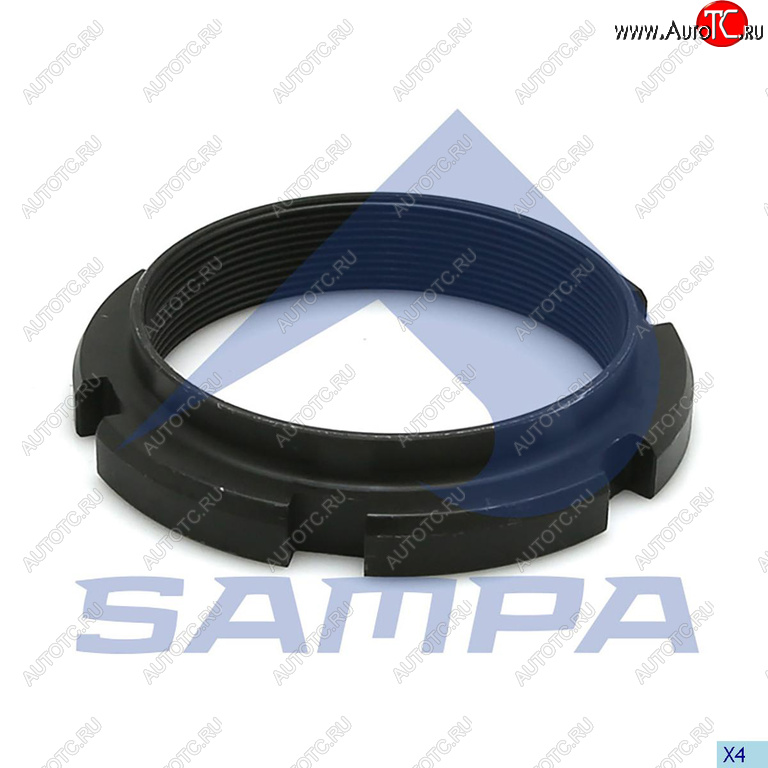 699 р. Гайка MERCEDES ступицы (М75x1.5мм) SAMPA SAMPA 204.294  с доставкой в г. Пермь