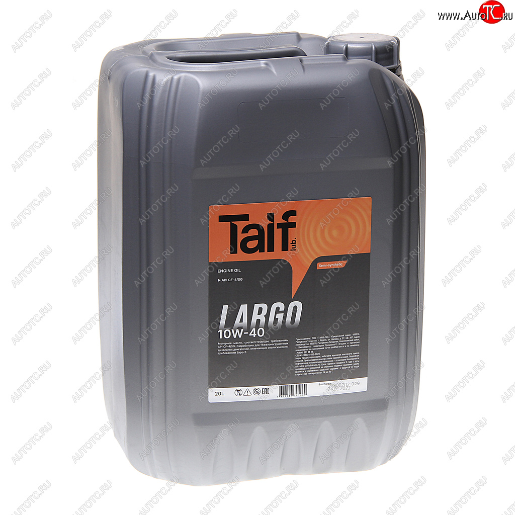 5 249 р. Масло дизельное LARGO 10W40 CF-4SG псинт.20л TAIF TAIF 212037  с доставкой в г. Пермь