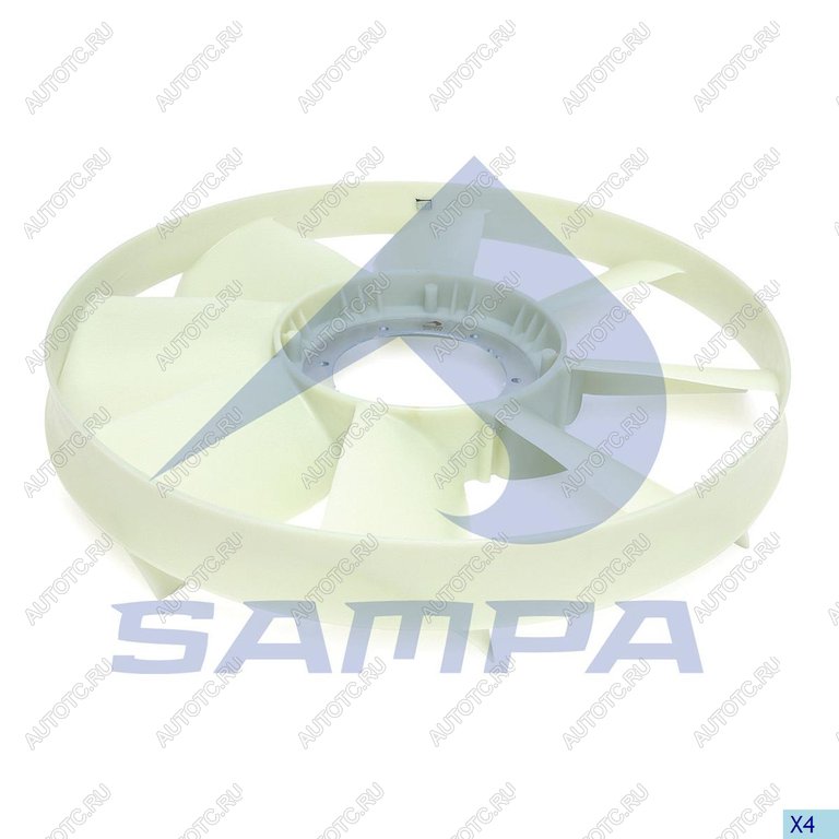 4 899 р. Крыльчатка MERCEDES Actros вентилятора SAMPA SAMPA 200.179-01  с доставкой в г. Пермь