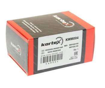 1 229 р. Насос омывателя HYUNDAI Tucson (04-) KORTEX KORTEX kwm004  с доставкой в г. Пермь. Увеличить фотографию 3