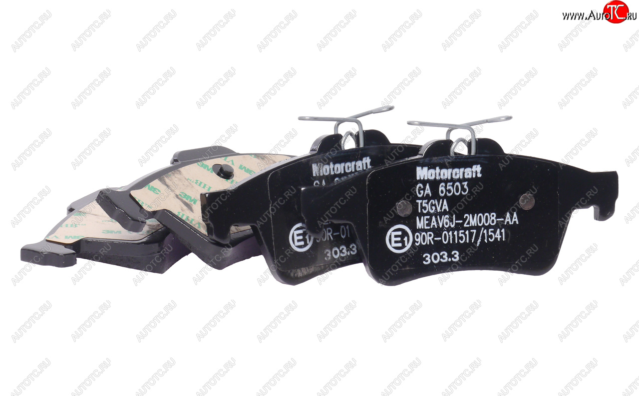 4 999 р. Колодки тормозные FORD Focus 2 MAZDA 3 VOLVO задние (эконом) (4шт.) OE FORD 1809259  с доставкой в г. Пермь
