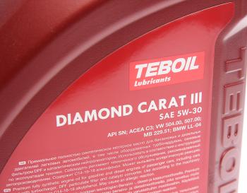 3 899 р. Масло моторное DIAMOND CARAT III 5W30 синт.4л TEBOIL TEBOIL 3453947  с доставкой в г. Пермь. Увеличить фотографию 2