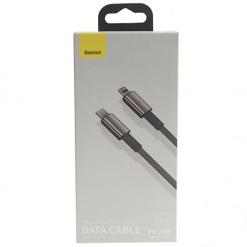 549 р. Кабель iPhone (5-)-USB Type C 2м черный BASEUS BASEUS catlwj-a01 BASEUS catlwj-a01  с доставкой в г. Пермь. Увеличить фотографию 2