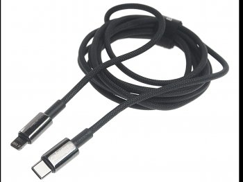549 р. Кабель iPhone (5-)-USB Type C 2м черный BASEUS BASEUS catlwj-a01 BASEUS catlwj-a01  с доставкой в г. Пермь. Увеличить фотографию 1