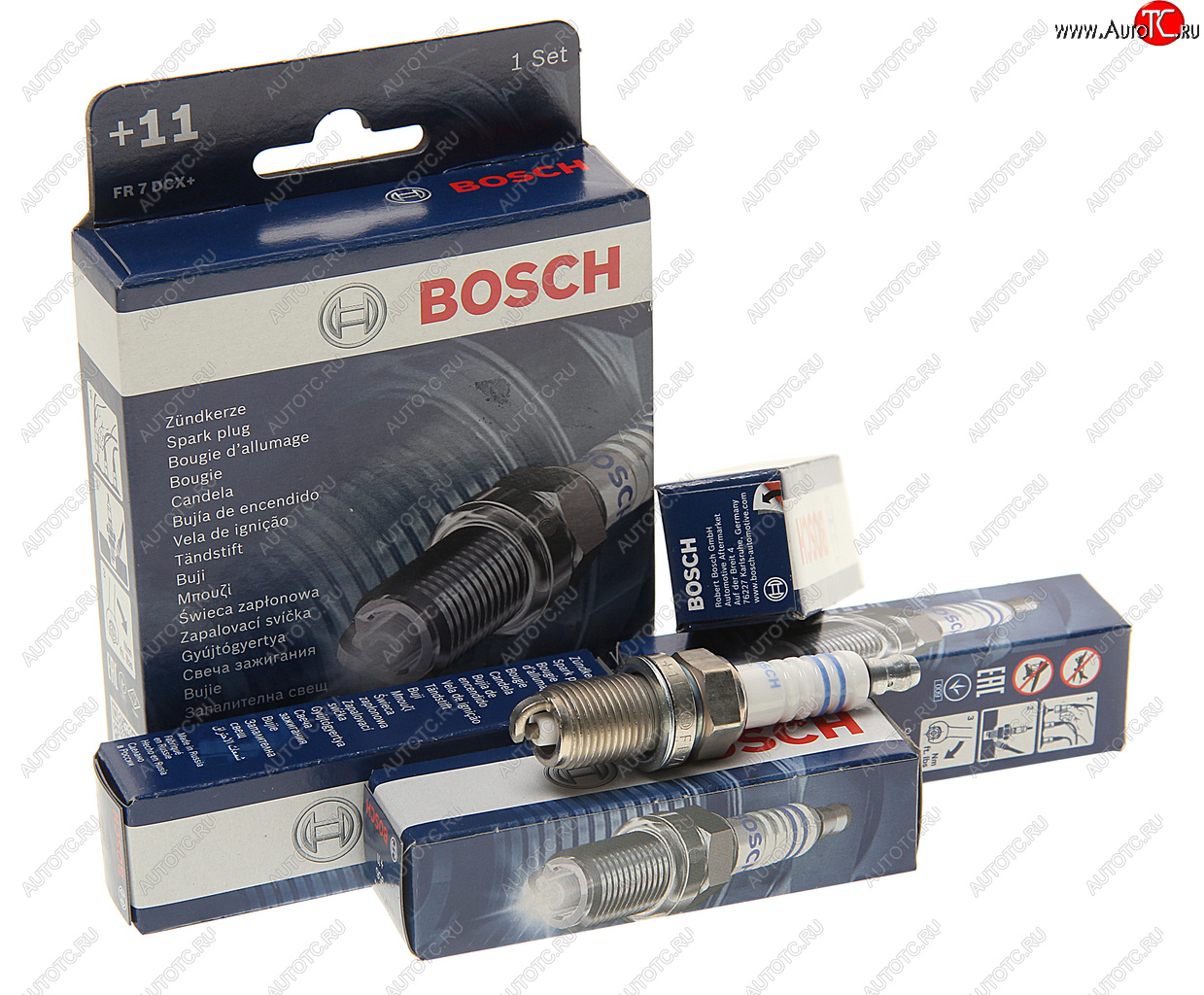999 р. Свеча зажигания ВАЗ-2112 BOSCH FR7DCX+ комплект BOSCH 0242235913  с доставкой в г. Пермь