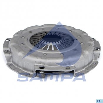 7 649 р. Корзина сцепления MERCEDES d=310 SAMPA SAMPA 202.456-01 SAMPA 202.456-01  с доставкой в г. Пермь. Увеличить фотографию 1