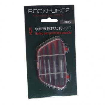 529 р. Набор экстракторов М3-М25 5 предметов в пластиковом футляре (HSS 4241) ROCKFORCE ROCKFORCE rf-63005c ROCKFORCE rf-63005c  с доставкой в г. Пермь. Увеличить фотографию 4