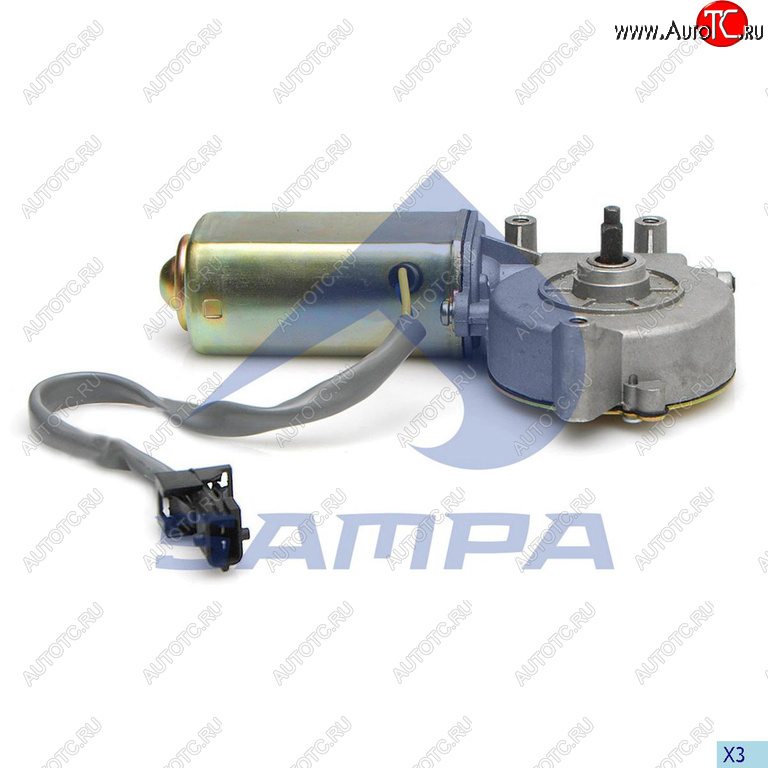 2 799 р. Мотор-редуктор стеклоочистителя RENAULT правый SAMPA SAMPA 078.296  с доставкой в г. Пермь