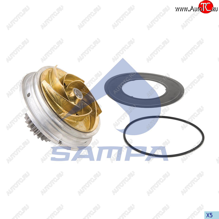 6 349 р. Насос водяной RENAULT Premium SAMPA SAMPA 078.121  с доставкой в г. Пермь