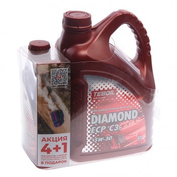 3 899 р. Масло моторное DIAMOND ECP C3 5W30 синт.4+1л TEBOIL TEBOIL 3453876p  с доставкой в г. Пермь. Увеличить фотографию 1
