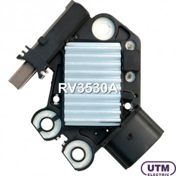 2 769 р. Регулятор HYUNDAI Solaris,ix20,ix35 (14-) напряжения генератора UTM UTM rv3530a  с доставкой в г. Пермь. Увеличить фотографию 1
