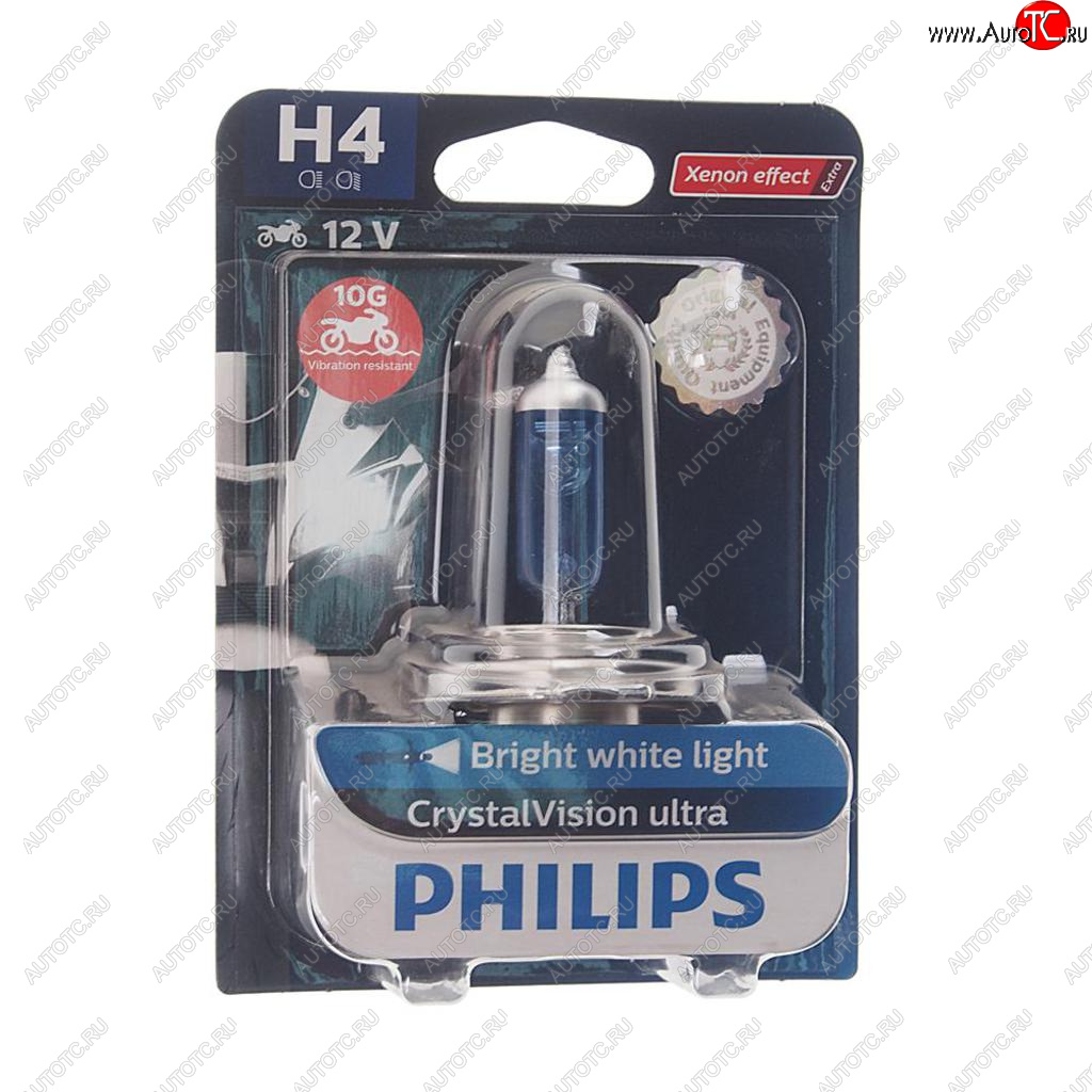 1 099 р. Лампа 12V H4 60/55W P43t-38 блистер (1шт.) Crystal Vision Ultra PHILIPS PHILIPS 12342cvubw PHILIPS 12342cvubw  с доставкой в г. Пермь