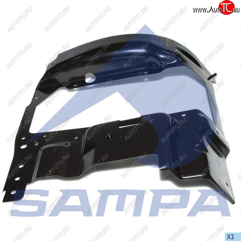 2 799 р. Кронштейн SCANIA R,P,G,T series крепления фары левой (металл) SAMPA SAMPA 18400198  с доставкой в г. Пермь