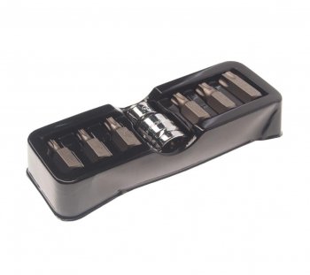 379 р. Набор бит 12 TORX T25-T55 с держателем 7 предметов в ложементе ROCKFORCE ROCKFORCE rf-4074  с доставкой в г. Пермь. Увеличить фотографию 1