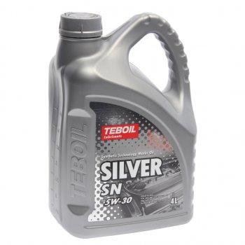 2 049 р. Масло моторное SILVER SN 5W30 синт.4л TEBOIL TEBOIL 3453917  с доставкой в г. Пермь. Увеличить фотографию 1