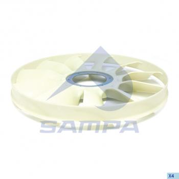 6 749 р. Крыльчатка MAN вентилятора SAMPA SAMPA 025.123  с доставкой в г. Пермь. Увеличить фотографию 1