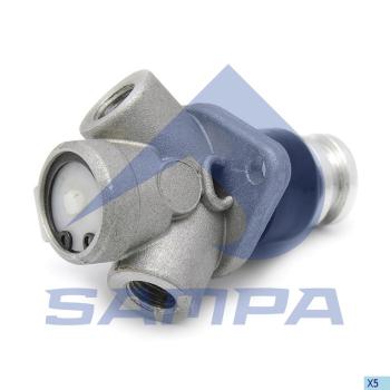 3 099 р. Клапан IVECO обратный пневмосистемы (горный тормоз) SAMPA SAMPA 093.277  с доставкой в г. Пермь. Увеличить фотографию 1