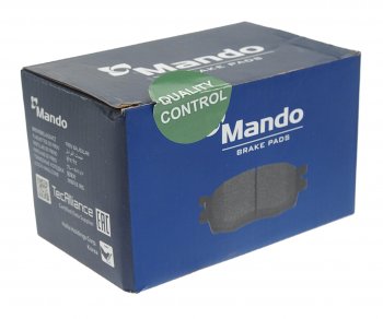 2 679 р. Колодки тормозные FIAT Ducato (07-) задние (4шт.) MANDO MANDO mbf015038 MANDO mbf015038  с доставкой в г. Пермь. Увеличить фотографию 2