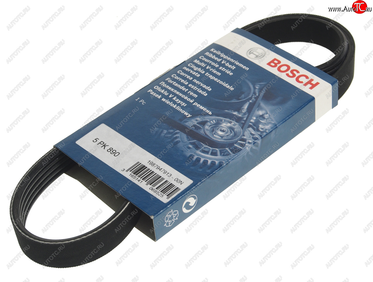 699 р. Ремень приводной поликлиновой 5PK890 BOSCH BOSCH 1987947913 BOSCH 1987947913  с доставкой в г. Пермь