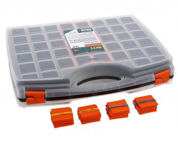 1 239 р. Ящик-органайзер 425х330х85мм двусторонний FIT FIT 65661  с доставкой в г. Пермь. Увеличить фотографию 1