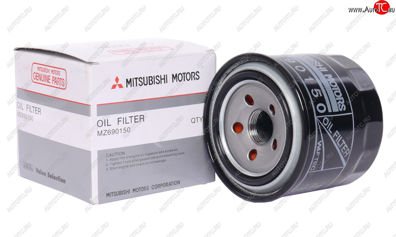 589 р. Фильтр масляный MITSUBISHI Galant (98-03),Pajero (06-) OE MITSUBISHI mz690150  с доставкой в г. Пермь