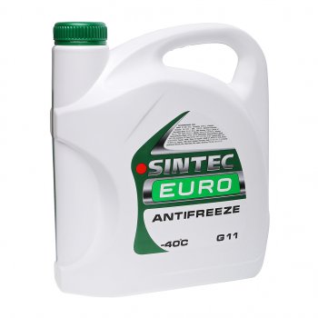 1 279 р. Антифриз зеленый -40C 5кг G11 Euro SINTEC SINTEC 990554  с доставкой в г. Пермь. Увеличить фотографию 1