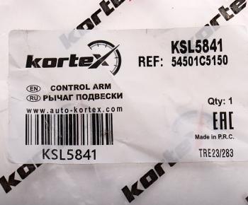 6 899 р. Рычаг подвески KIA Sorento (15-) передней нижний правый KORTEX KORTEX ksl5841  с доставкой в г. Пермь. Увеличить фотографию 4