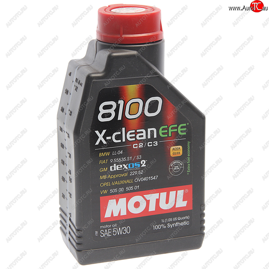 1 599 р. Масло моторное 8100 X-CLEAN EFE 5W30 синт.1л MOTUL MOTUL 111687  с доставкой в г. Пермь